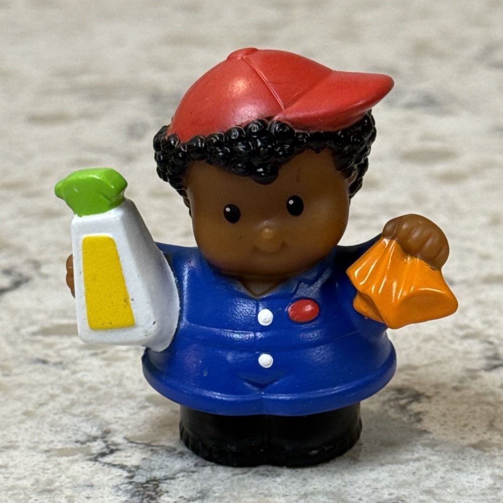 Fisher Price Little People Michael Mechanic Mike Spray Bottle Rag Car 2007 2010
